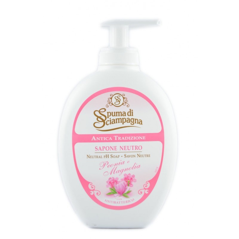 8007750004175Spuma Di Sciampagna Sapone Liquido Peonia & Magnolia Con Dispenser 250ml