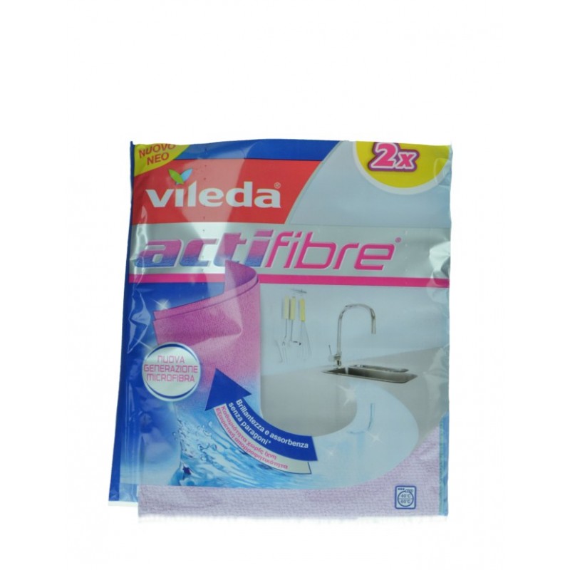 4023103185807Vileda Panno Microfibra Actifiber 29x29cm 2pz