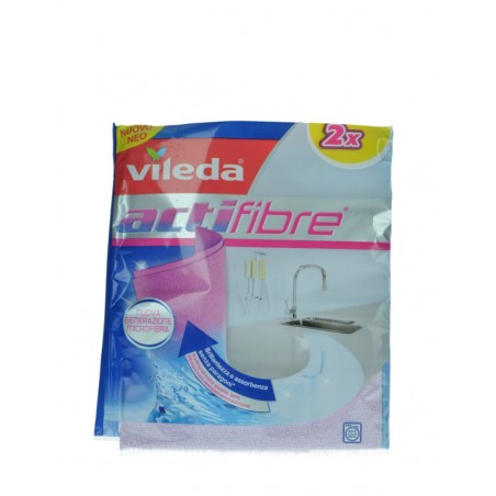 4023103185807Vileda Panno Microfibra Actifiber 29x29cm 2pz