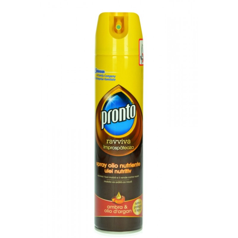 5000204011425Pronto Ravviva Spray Olio Nutriente Ambra E Argan 250ml