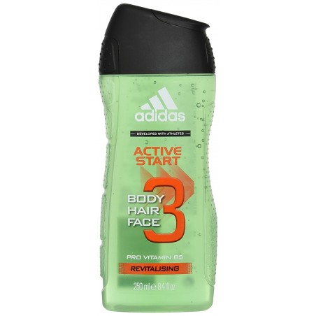3607340726682Adidas Doccia Gel 3in1 Active Start 250ml