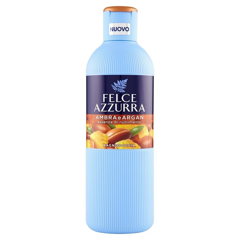 8001280068034Felce Azzurra Bagno Doccia Ambra E Argan 650ml