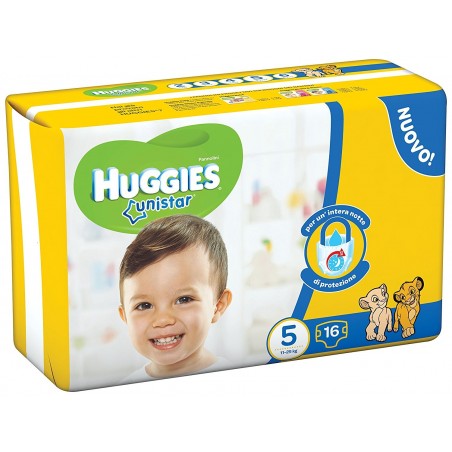 5029053538983Huggies Unistar Taglia N.5 - 11/25kg - 16pz