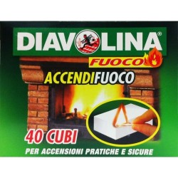 8002840153009Diavolina Accendifuoco 40pz