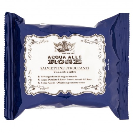 8002410032925Roberts Acqua Di Rose Salviettine Struccanti Pelli Normali 20pz
