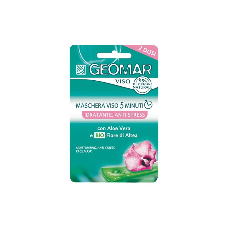 8003510015450Geomar Maschera Viso Idratante - Anti-Stress 2x7,5ml