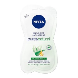 4005808700172NIVEA MASCHERA ANTI-STRESS PURE & NATURAL 2X7,5ML