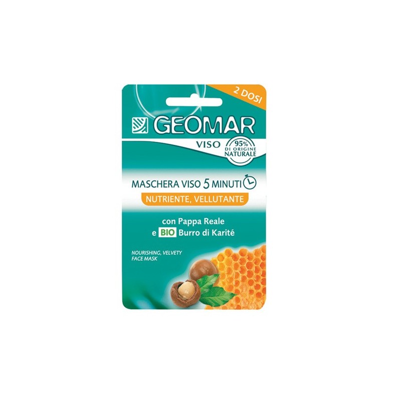 8003510018963Geomar Maschera Viso Nutriente - Vellutante 2x7,5ml