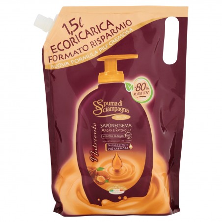8007750007022Spuma Di Sciampagna Sapone Liquido Eco-Ricarica Argan 1500ml