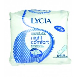 8002340014466Lycia Assorbenti Ultra Notte Con Ali 10pz