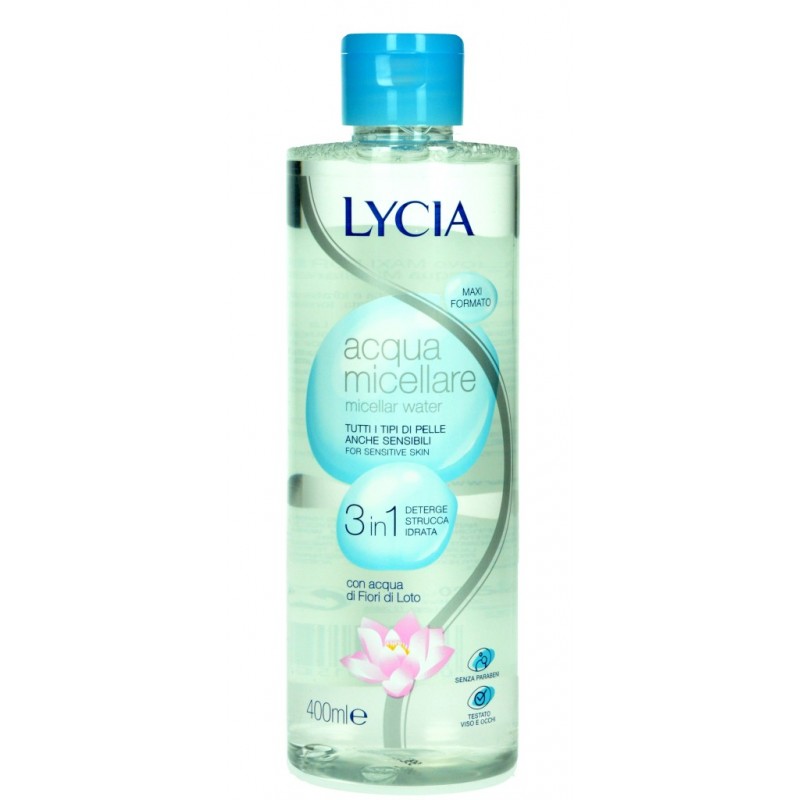 8002340015029Lycia Acqua Micellare Fiori Di Loto Tutti I Tipi Di Pelle 400ml