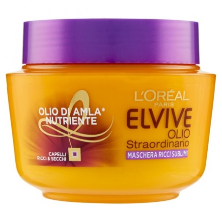 3600523605781Elvive Maschera New Ricci Sublimi Vaso 300ml