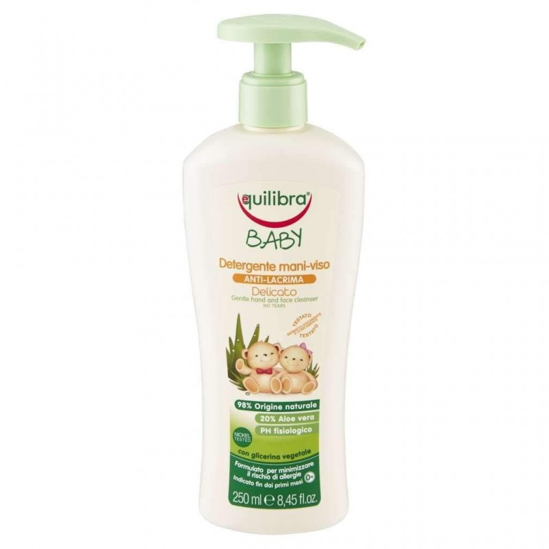 8000137013029Equilibra Baby Detergente Mani-Viso Con Dispenser 250ml 8000137013029Equilibra Baby Detergente Mani-Viso Con Dispenser 250ml