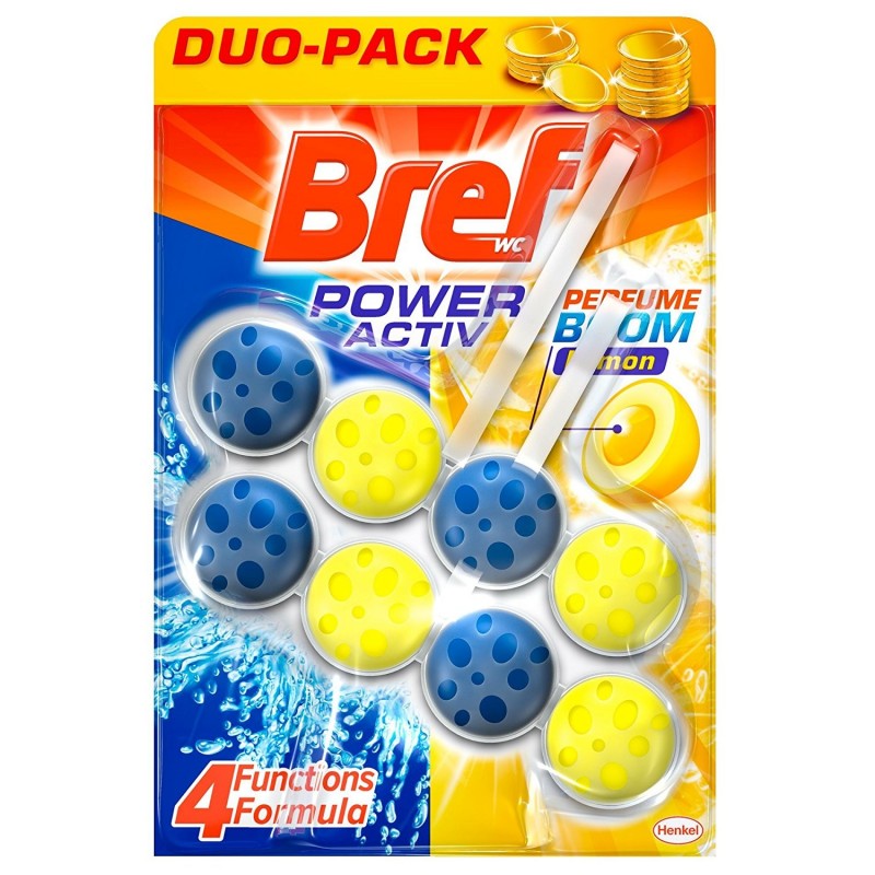 8410436224840Bref Wc Power Activ Lemon 2x50gr
