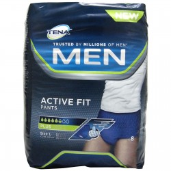 7322540887648Tena Men Pants Plus Large 8pz