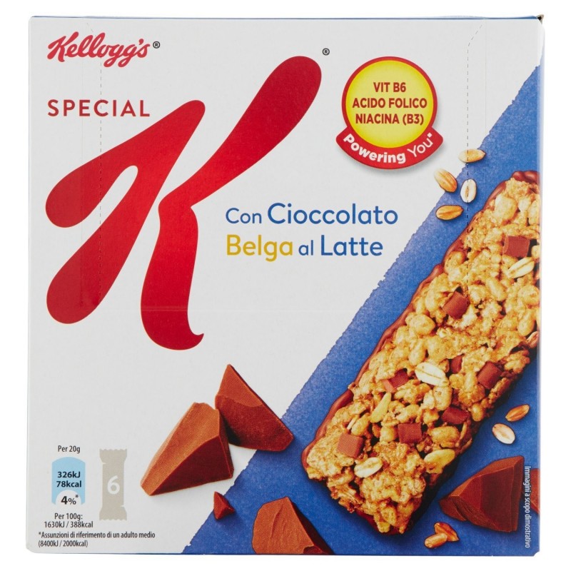 5050083495939Special K Barrette Cioccolato Al Latte 6x20gr
