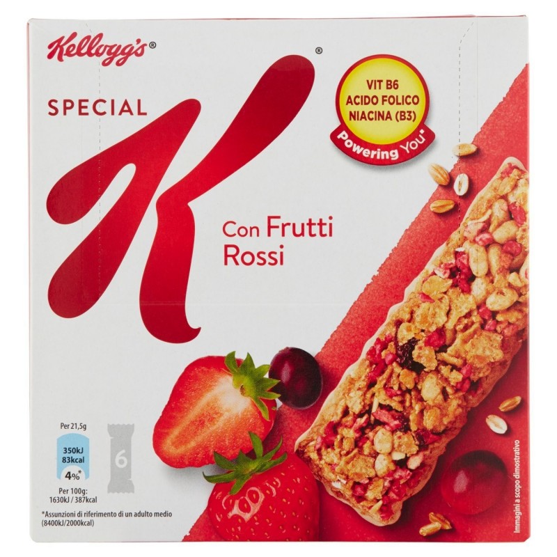 5050083172083Special K Barrette Frutti Rossi 6x20gr