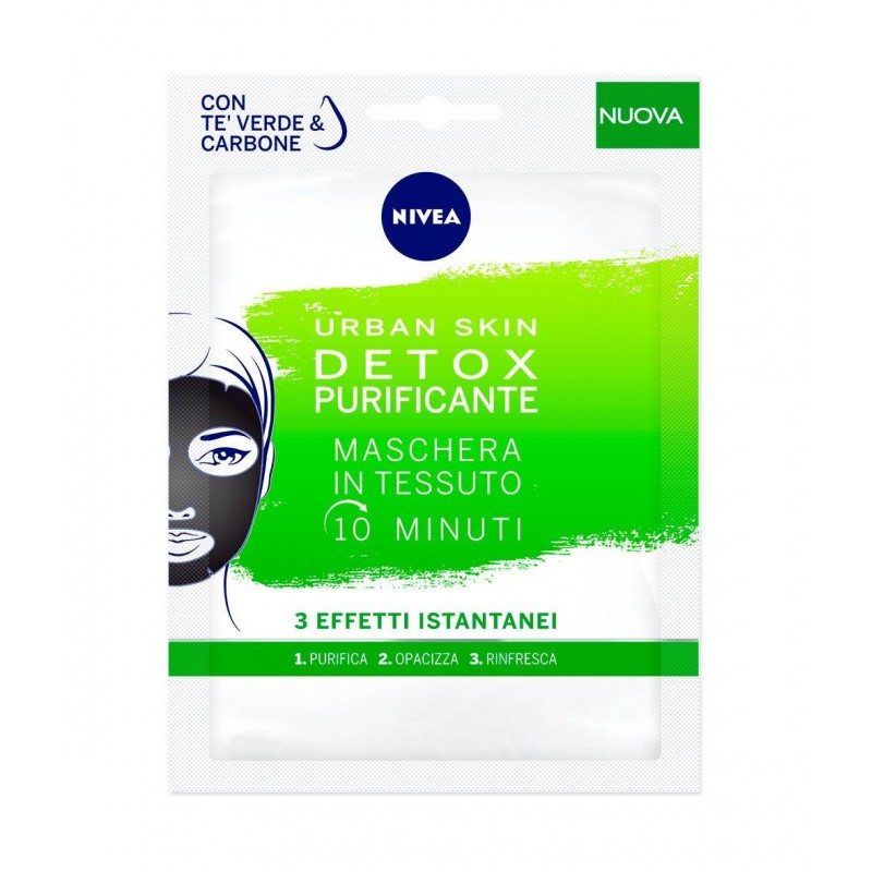 4005900620156Nivea Maschera Tessuto Urban Skin Detox Purificante 1pz