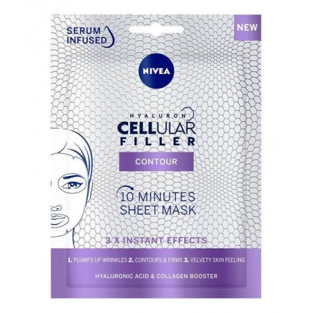 4005900623539Nivea Maschera Tessuto Hyaluron Cellular Filler Contour 1pz
