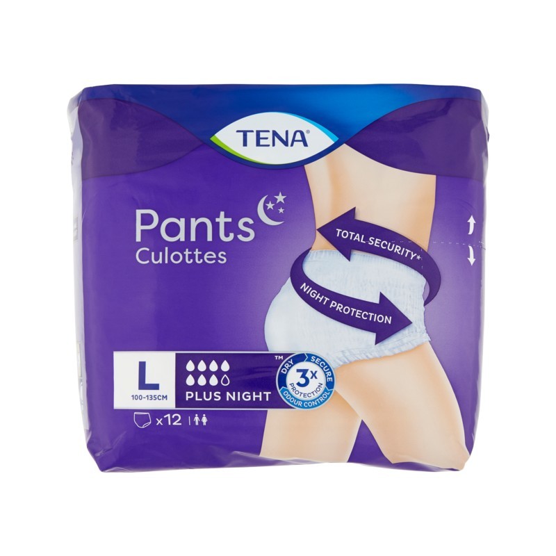 7322540839920Tena Pants Plus Night Large 12pz