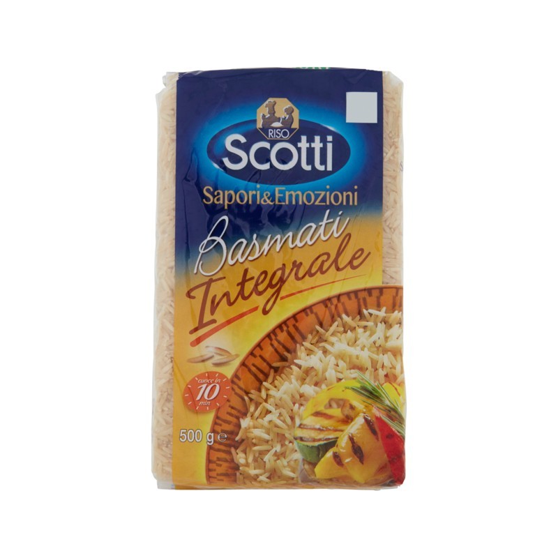 8001860253232Scotti Sapori E Emozioni Riso Basmati Integrale 500gr