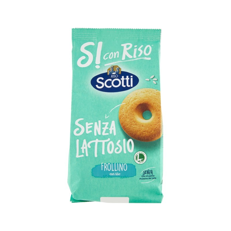 8001860210075Scotti Si Con Riso Frollino Senza Lattosio 350gr