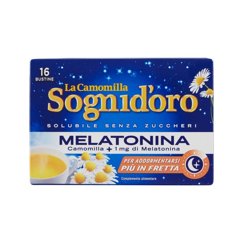 8000050026076Sognid'oro Camomilla Melatonina 16x4gr