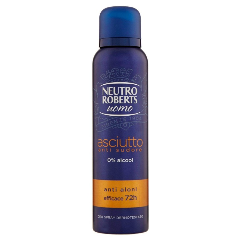 8002410010916Neutro Roberts Deo Spray Uomo Asciutto Anti Sudore 150ml