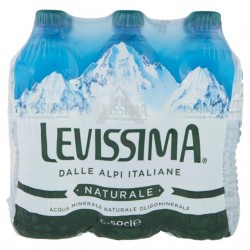 8001050025540Levissima Acqua Naturale 6x500ml