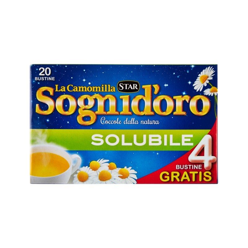 8000050446102Sognid'oro Camomilla Solubile 20 Filtri 100gr