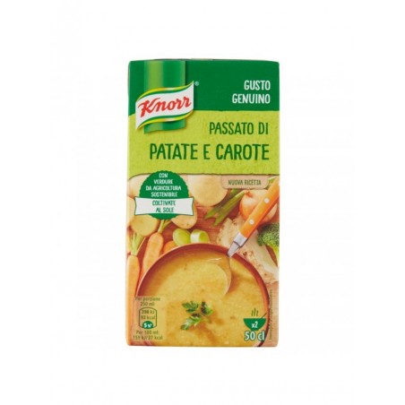 8714100755518Knorr Passato Patate E Carote Brick New 500ml