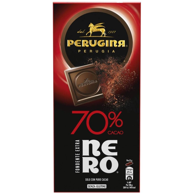 8000300379327Perugina Nero Tavoletta Fondente 70% Cacao 85gr