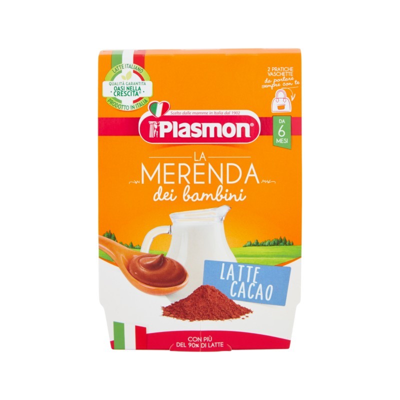 8001040199060Plasmon Merenda Latte E Cacao 2x120gr
