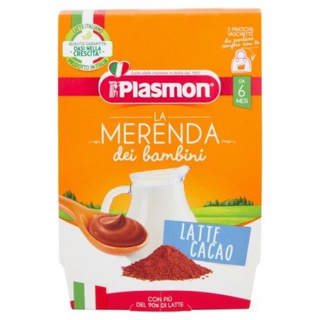 8001040199060Plasmon Merenda Latte E Cacao 2x120gr