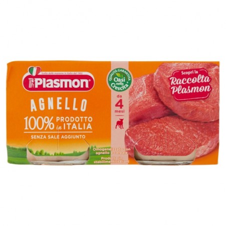 8001040011034Plasmon Omogeneizzato Agnello 2x80gr