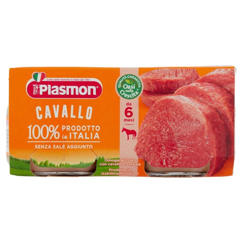 8001040089347Plasmon Omogeneizzato Cavallo 2x80gr