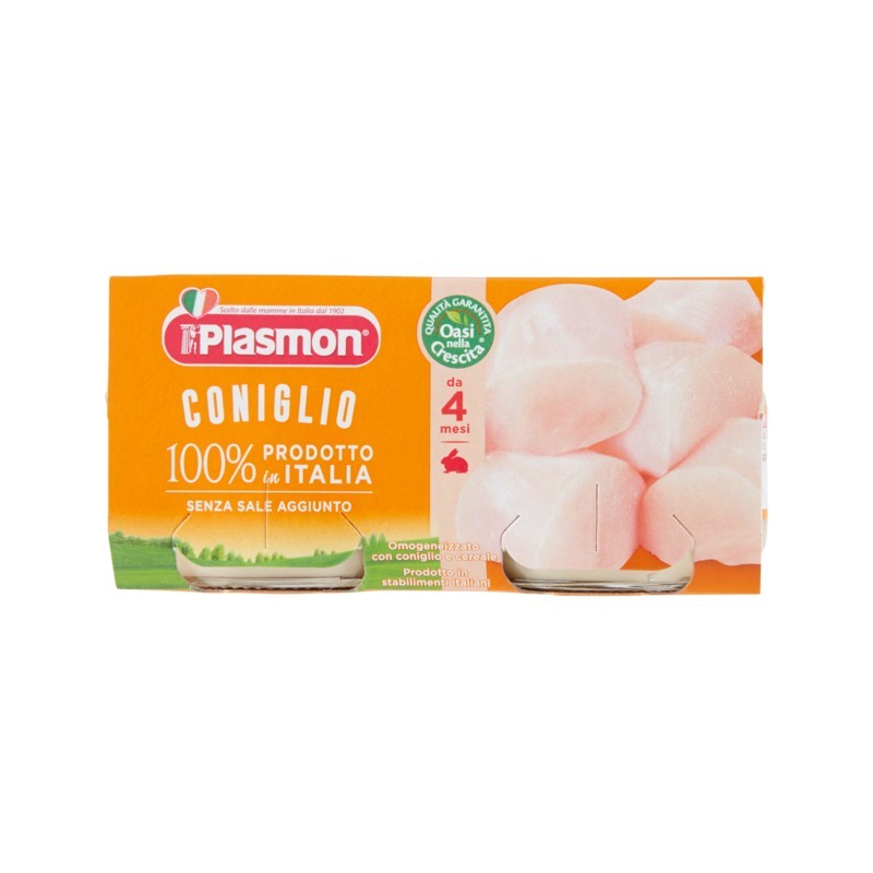 8001040011584Plasmon Omogeneizzato Coniglio 2x80gr