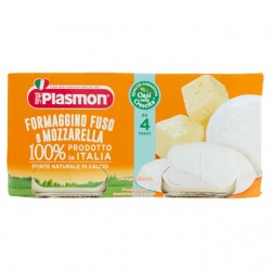8001040095713Plasmon Omogeneizzato Formaggino Fuso E Mozzarella 2x80gr