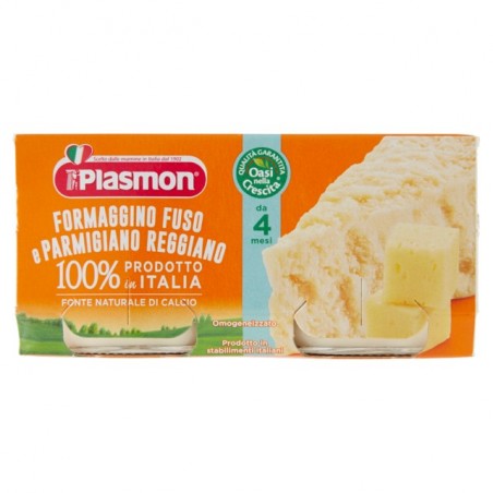 8001040095744Plasmon Omogeneizzato Formaggino Fuso E Parmigiano Reggiano 2x80gr