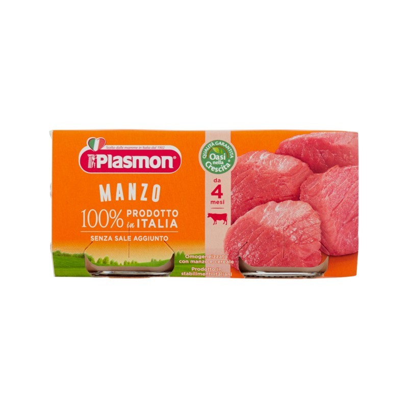 8001040016534Plasmon Omogeneizzato Manzo 2x80gr