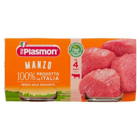 8001040016534Plasmon Omogeneizzato Manzo 2x80gr