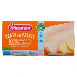 8001040012536Plasmon Omogeneizzato Orata Con Patate 2x80gr