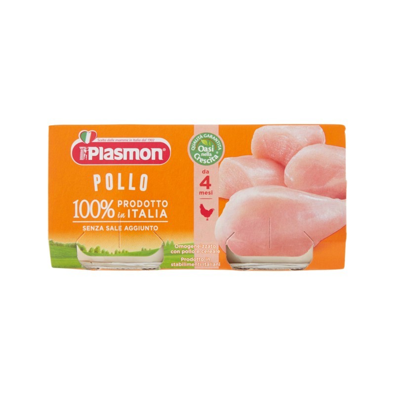 8001040016541Plasmon Omogeneizzato Pollo 2x80gr