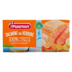 8001040012659Plasmon Omogeneizzato Salmone Con Verdure 2x80gr