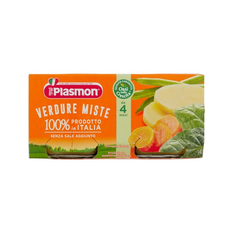 8001040017005Plasmon Omogeneizzato Verdure Miste 2x80gr