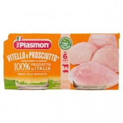 8001040016596Plasmon Omogeneizzato Vitello E Prosciutto 2x80gr