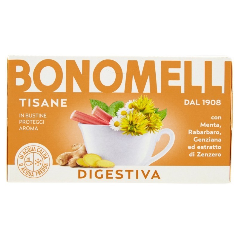 8001840389111Bonomelli Tisana Digestiva 16 Filtri 32gr
