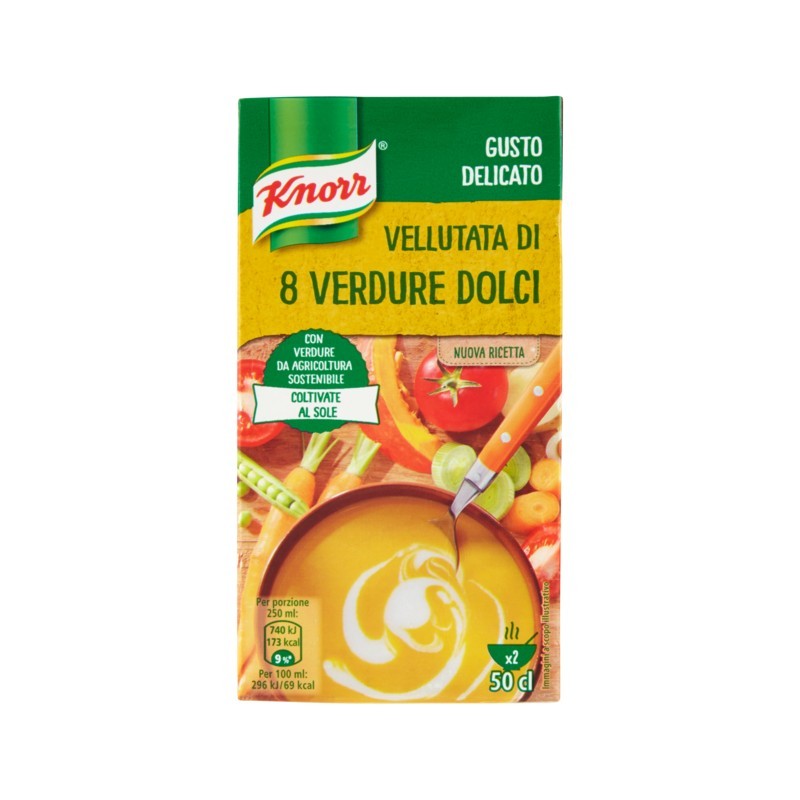 8714100755815Knorr Vellutata Di 8 Verdure Dolce Brick 500ml