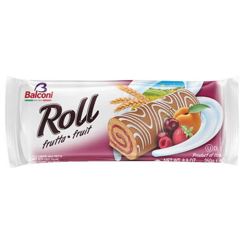 8001585002139Balconi Roll Frutta 250gr