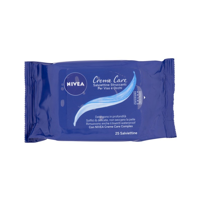 4005900289476Nivea Salviette Struccanti Creme Care 25pz
